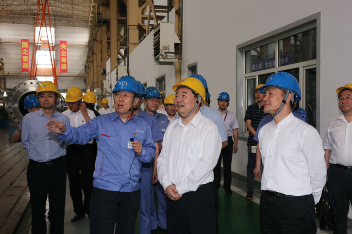 郝鹏参观调查平博pinnacle集团所属企业电机公司